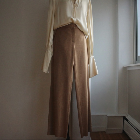 MaxMara Camel Wool Wide Legged Trousers - Picture 2 of 7